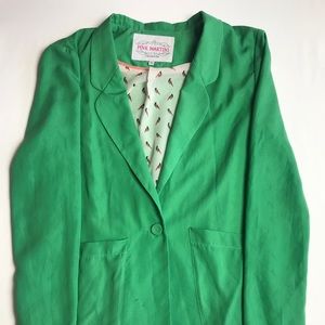 Pink Martini Green Blazer